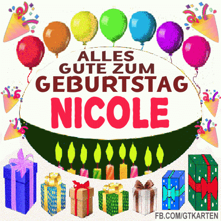 Alles gute zum geburtstag Nicole