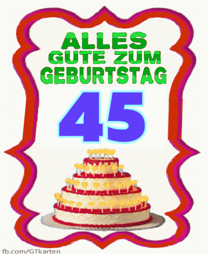 Alles Gute Zum Geburtstag 45