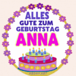 Alles gute zum geburtstag Anna