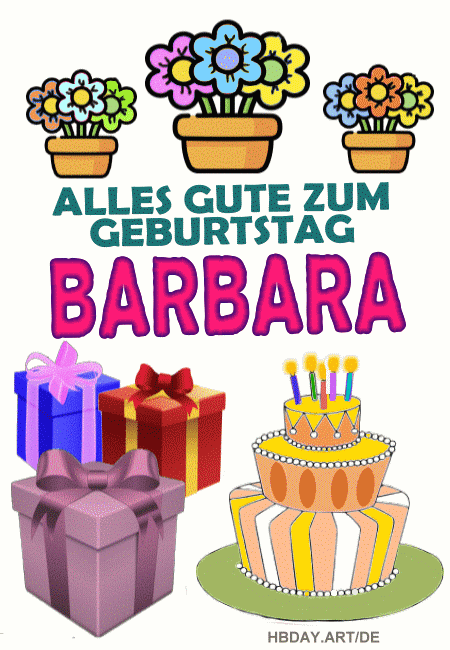 Alles gute zum geburtstag Barbara