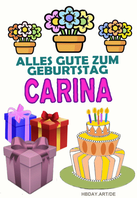 Alles gute zum geburtstag Carina