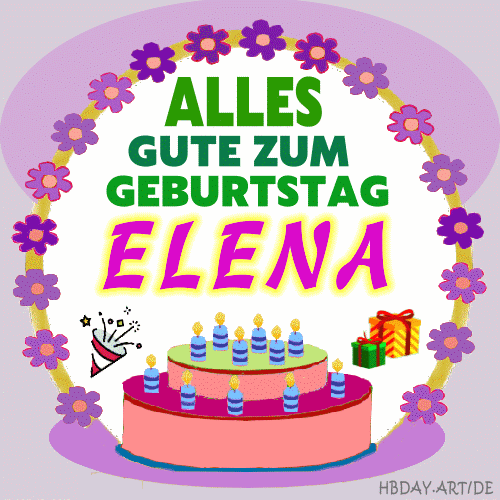 Alles Gute Zum Geburtstag Elena Gif