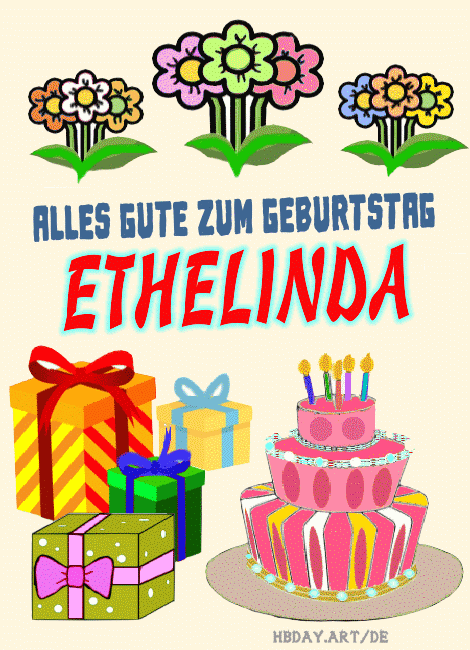 Alles gute zum geburtstag Ethelinda