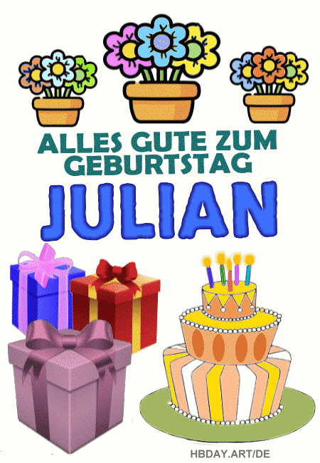 Alles gute zum geburtstag Julian