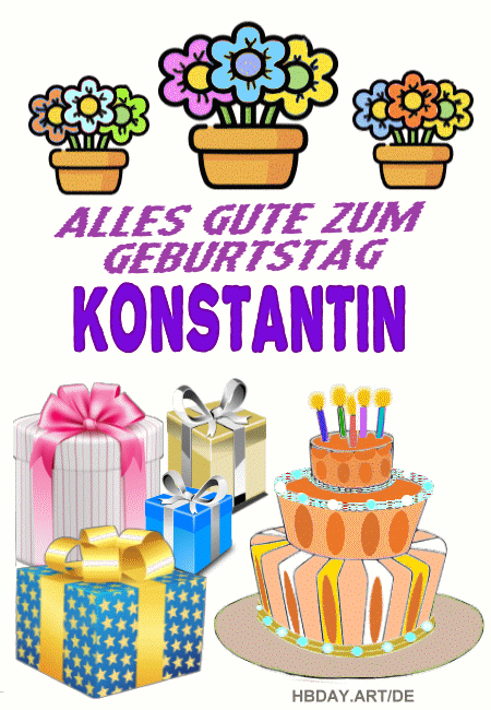 Alles gute zum geburtstag Konstantin
