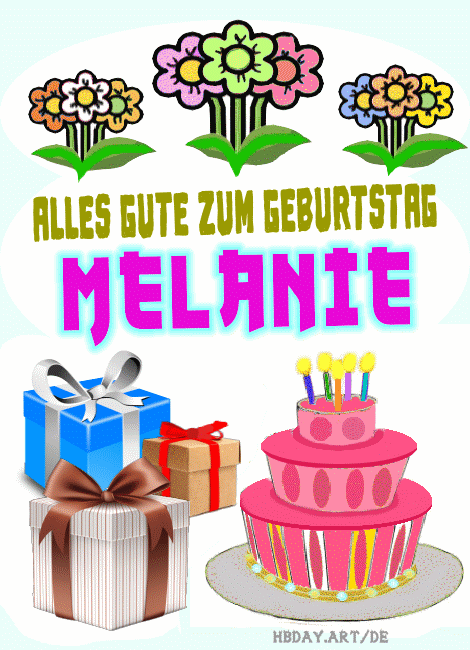Alles gute zum geburtstag Melanie