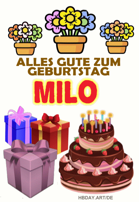 Alles gute zum geburtstag Milo