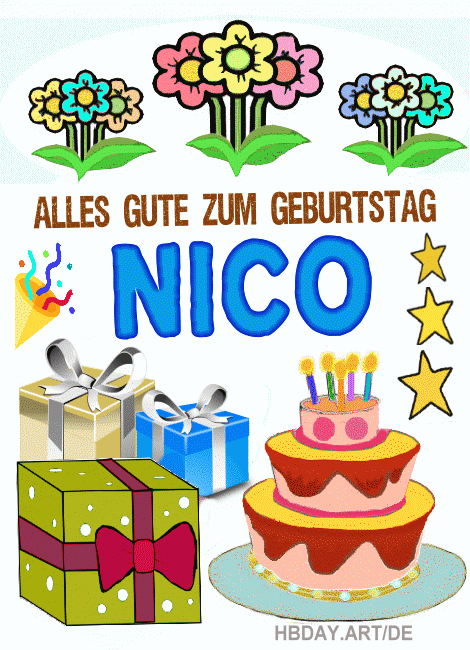 Alles gute zum geburtstag Nico