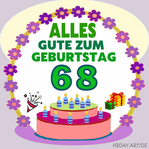 Alles gute zum geburtstag 68