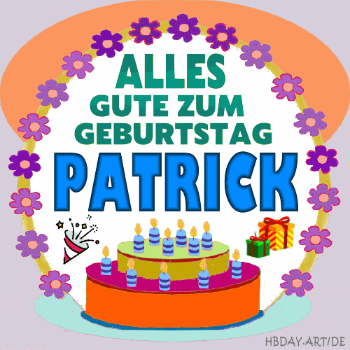 Alles gute zum geburtstag Patrick