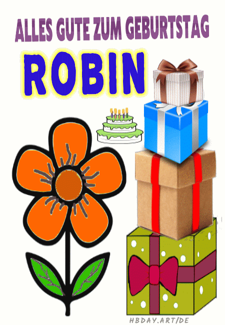 Alles gute zum geburtstag Robin