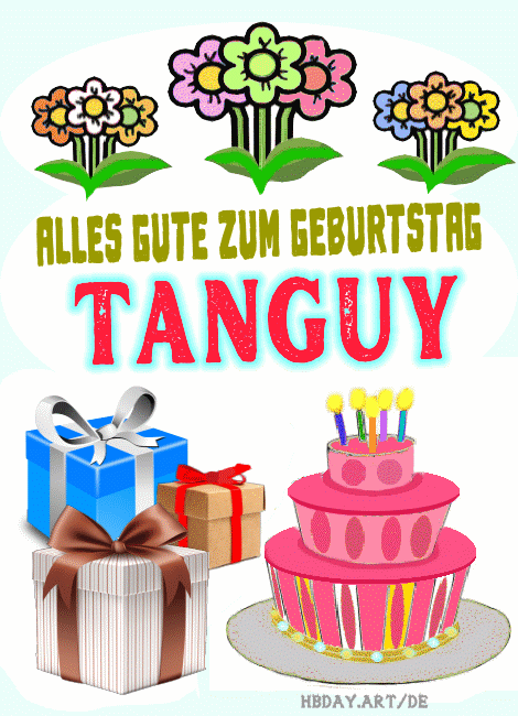 Alles gute zum geburtstag Tanguy