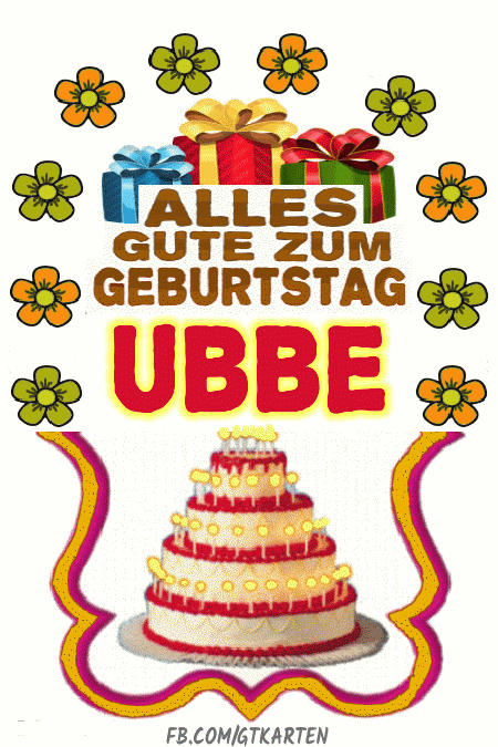 Alles gute zum geburtstag Ubbe