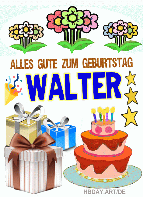 Alles gute zum geburtstag Walter