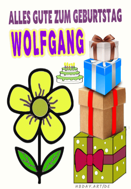 Alles gute zum geburtstag Wolfgang