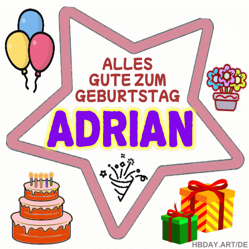Alles Gute Zum Geburtstag Adrian