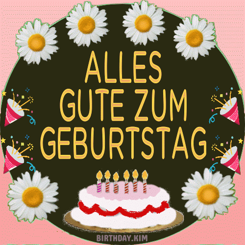 Geburtstagsgruß-Gifs, Karten