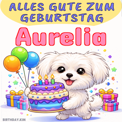 Alles Gute Zum Geburtstag Aurelia Gif