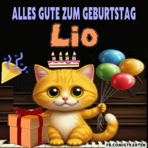 Alles gute zum geburtstag Lio Gif