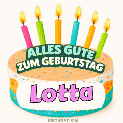 Alles Gute Zum Geburtstag Lotta Gif
