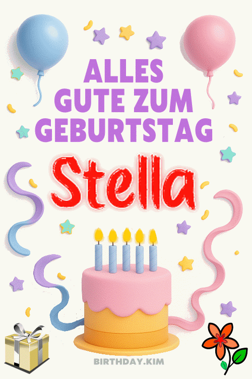 Alles Gute Zum Geburtstag Stella Gif