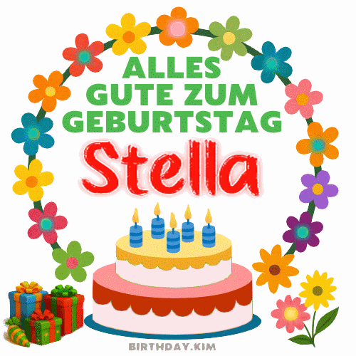Alles Gute Zum Geburtstag Stella Gif