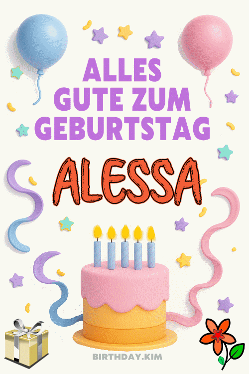 Alles Gute Zum Geburtstag Alessa Gif