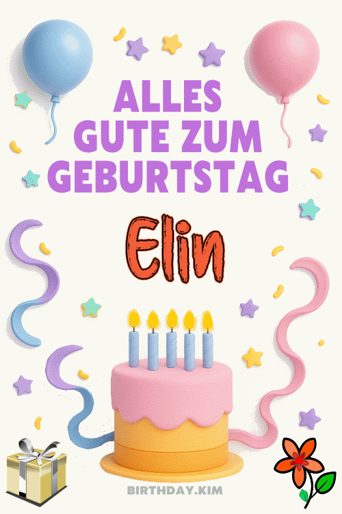 Alles Gute Zum Geburtstag Elin Gif