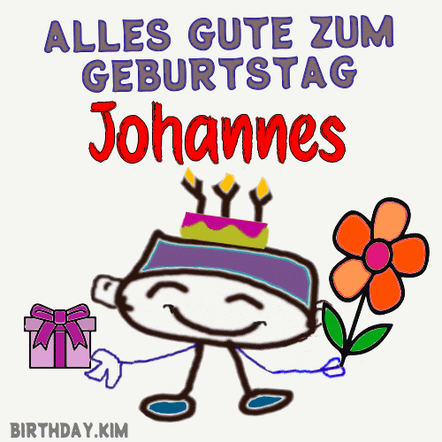 Alles Gute Zum Geburtstag Johannes Gif