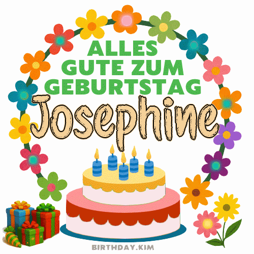 Alles Gute Zum Geburtstag Josephine Gif