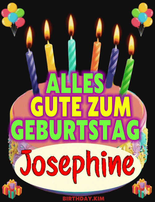 Alles Gute Zum Geburtstag Josephine Gif