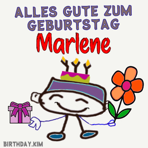 Alles Gute Zum Geburtstag Marlene Gif