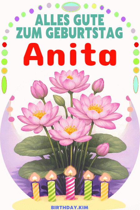 Alles Gute Zum Geburtstag Anita Gif