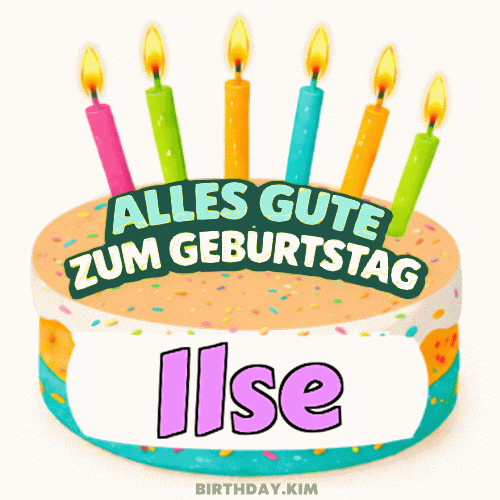 Alles Gute Zum Geburtstag Ilse Gif