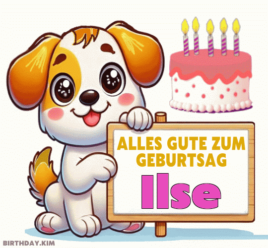 Alles Gute Zum Geburtstag Ilse Gif
