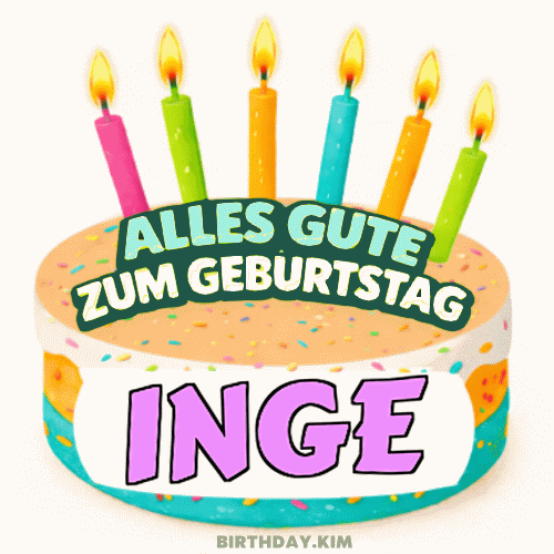 Alles Gute Zum Geburtstag Inge Gif