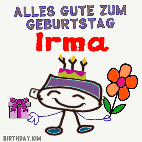 Alles Gute Zum Geburtstag Irma Gif