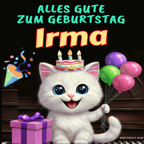 Alles Gute Zum Geburtstag Irma Gif