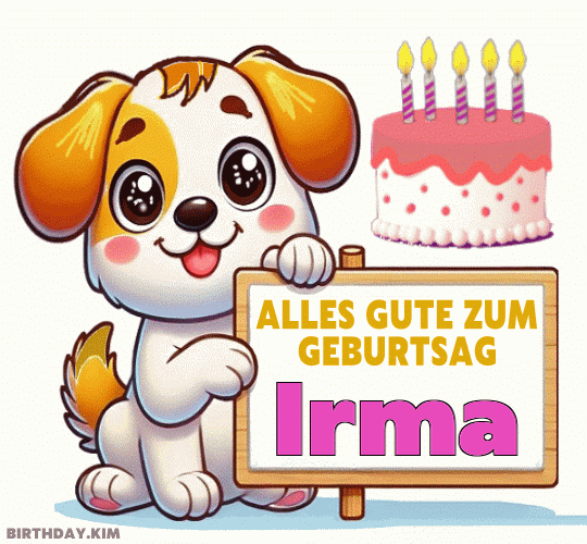 Alles Gute Zum Geburtstag Irma Gif