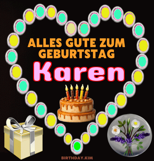 Alles Gute Zum Geburtstag Karen Gif