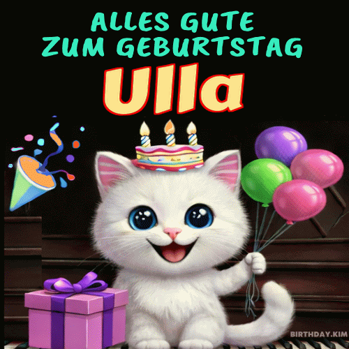 Alles Gute Zum Geburtstag Ulla Gif
