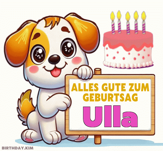 Alles Gute Zum Geburtstag Ulla Gif