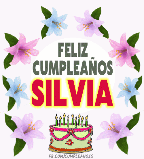 Feliz Cumpleaños Silvia imágenes