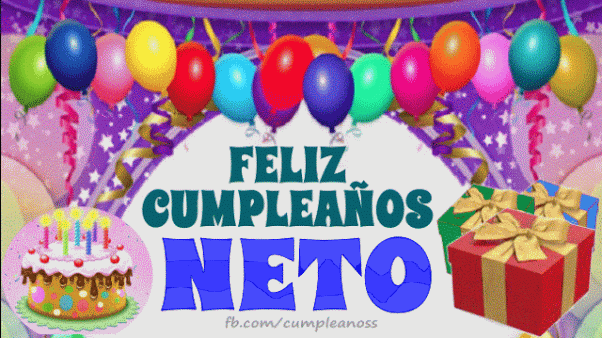 Feliz Cumpleaños Neto gif