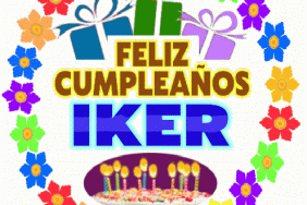 Feliz Cumpleaños IKER imágenes gif