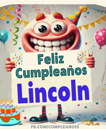 Feliz cumpleaños, Lincoln gif