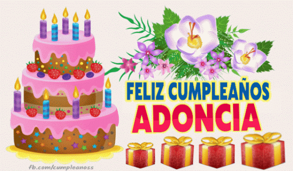 Feliz Cumpleaños Adoncia gif
