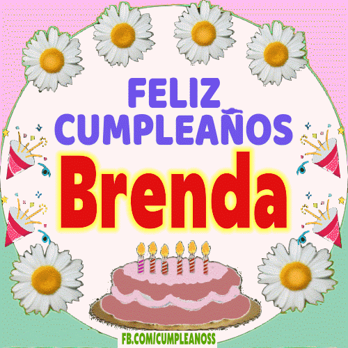 Feliz Cumpleaños Brenda Gif