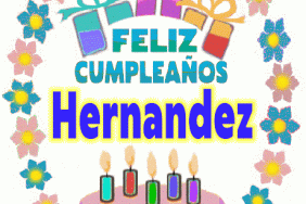 Feliz Cumpleaños Hernandez gif