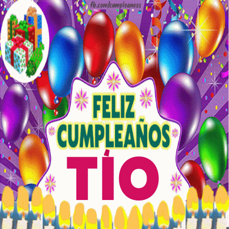 Feliz Cumpleaños Tio gif